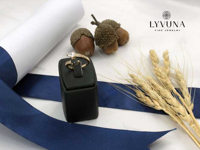 انگشتر طلایی تضاد قلب