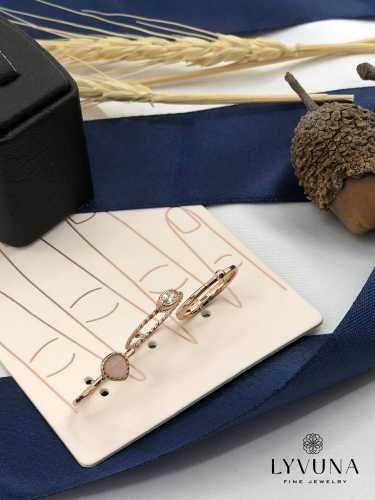 ست انگشتر رزگلد مینیمال